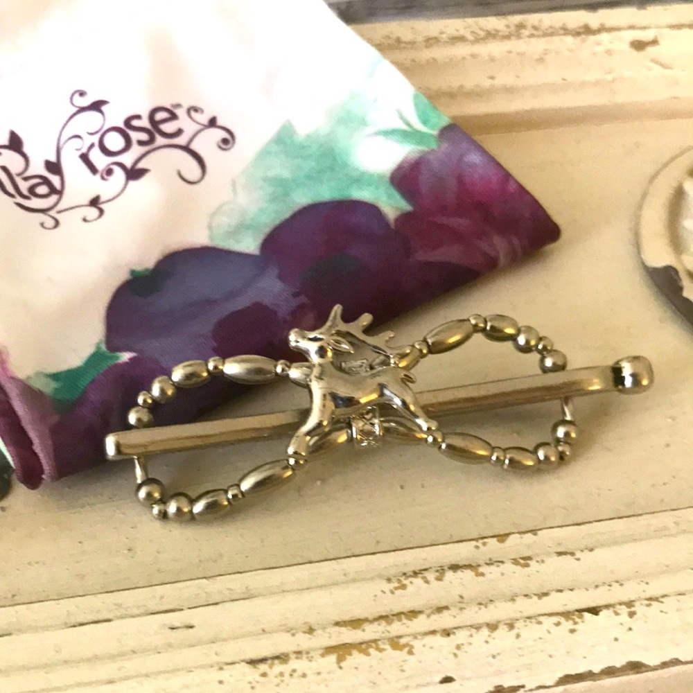 Lilla Rose Hair clip Reindeer Silver XS